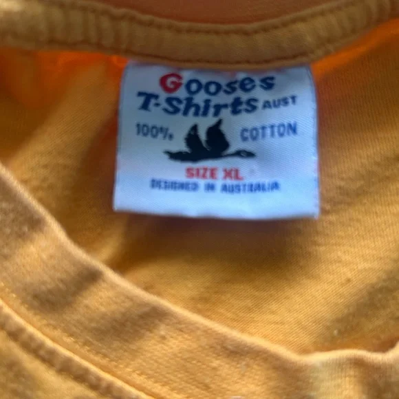Australia Graphic Gooses Men's T-Shirt - Gold - Picture 3 of 3